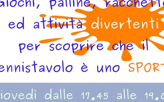 Corso di tennistavolo per bambini 2015/16