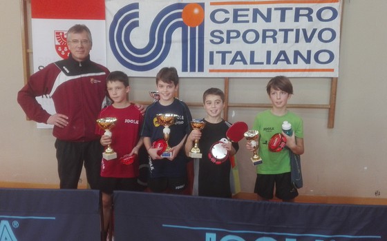 Podio 1° CSI giovanile giovanissimi 2017-18