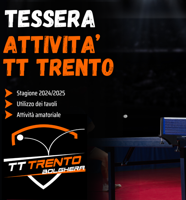 Tessera attività TT Trento
