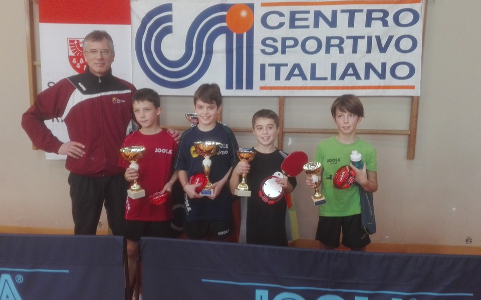 Podio 1° CSI giovanile giovanissimi 2017-18