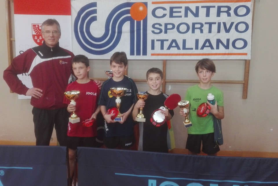 Podio 1° CSI giovanile giovanissimi 2017-18