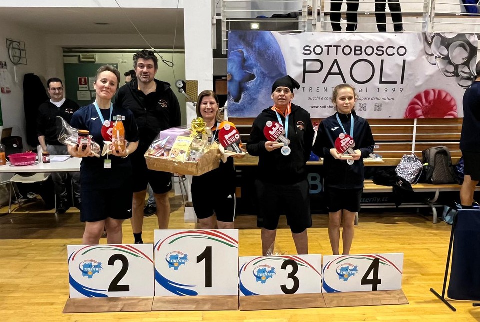Podio V cat femminile 12/01/25