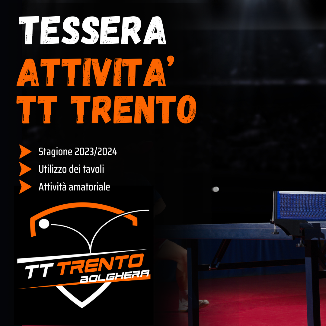 Tessera attività TT Trento